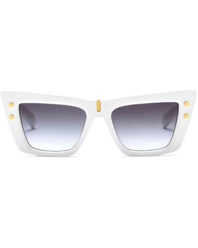 BALMAIN EYEWEAR B-eye Cat-eye Frame Sunglasses - Blue