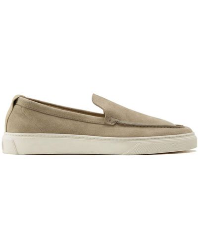Woolrich Almond-toe Suede Loafers - Natural