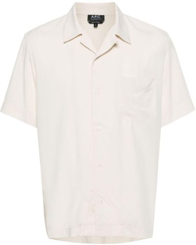 A.P.C. Lloyd Short-sleeves Shirt - White