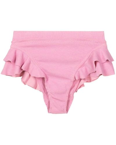 Clube Bossa Turbe High-waisted Bikini Bottoms - Pink