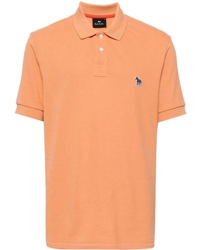 PS by Paul Smith Logo-appliqué Polo Shirt - Orange