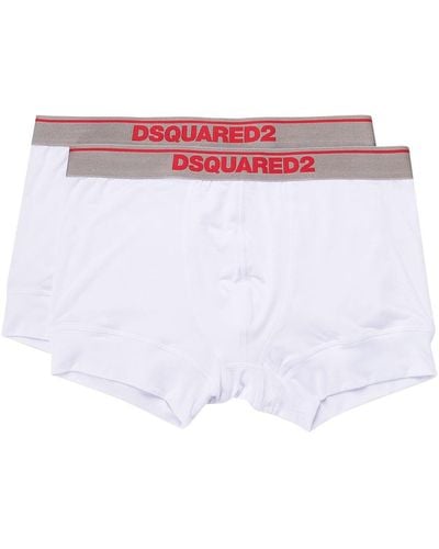 DSquared² Set aus zwei Shorts mit Logo - Weiß