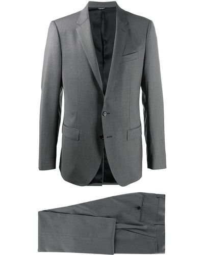 Dolce & Gabbana Einreihiger Anzug - Grau