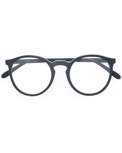 Lesca ラウンド眼鏡フレーム - ブラック