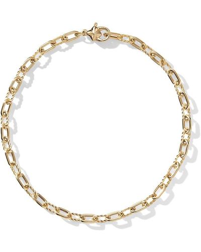 David Yurman 18kt Yellow Gold Dy Madison Chain Bracelet - Metallic