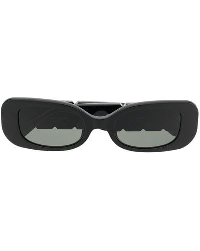 Linda Farrow Crystal-embellished Sunglasses - Black