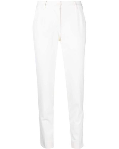 Dolce & Gabbana Cropped Tailored Trousers - White