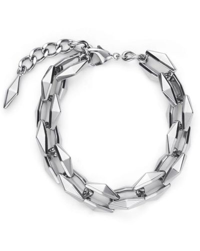 Jimmy Choo Stud-design Chain Bracelet - Metallic