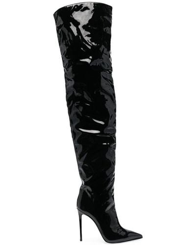 Le Silla Eva Thigh-high 120mm Boots - Black