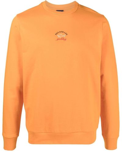 Paul & Shark ロゴ スウェットシャツ - オレンジ