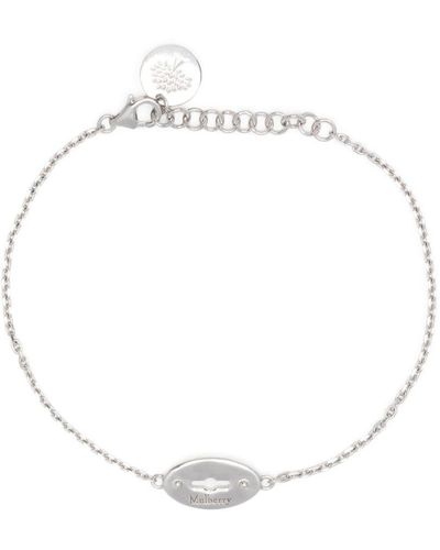 Mulberry Bayswater Silver Bracelet - White
