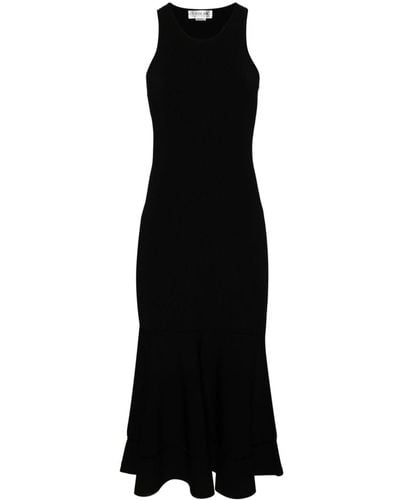 Victoria Beckham フレアヘム ドレス - ブラック