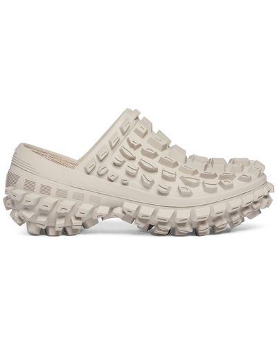 Balenciaga Bouncer Clog Sandals - White