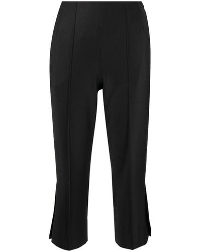 Matériel Wool Blend Cropped Trousers - Black