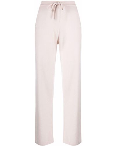 Chinti & Parker Drawstring-waist Cashmere Wide-leg Pants - Multicolor
