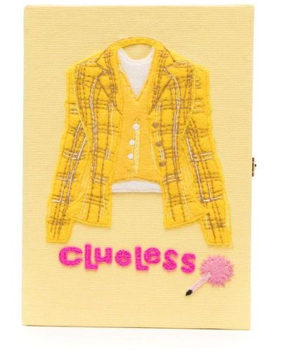 Olympia Le-Tan Clutch Clueless - Giallo