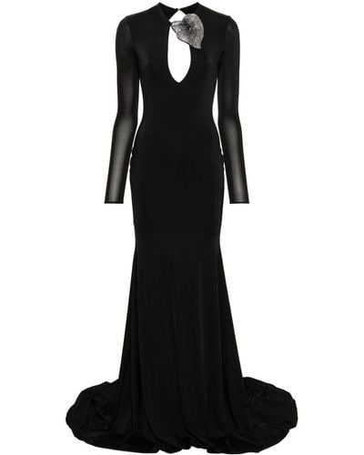 GIUSEPPE DI MORABITO Flared Maxi Dress - Black