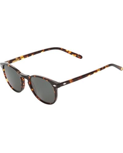 Lesca - Tortoise Shell Sunglasses - Unisex - Acetate - One Size - Brown