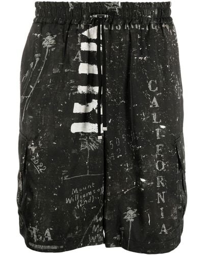 Amiri Cargo Shorts - Black