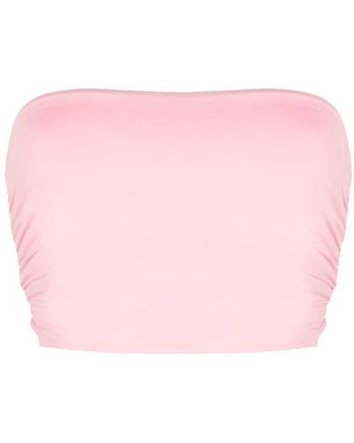 Bondi Born Raina Bandeau Bikini Top - Pink