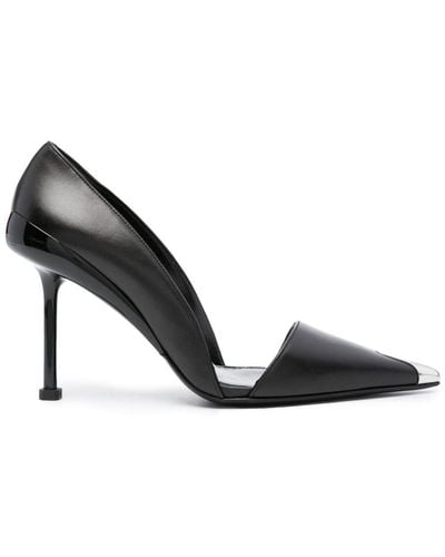 Alexander McQueen Zapatos Punk con tacón de 105mm - Negro
