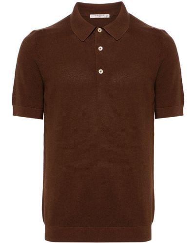 Circolo 1901 Knitted Polo Shirt - Brown