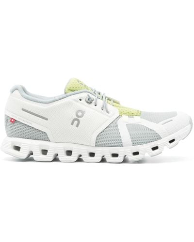 On Shoes Cloud 5 Push Sneakers mit Einsätzen - Weiß
