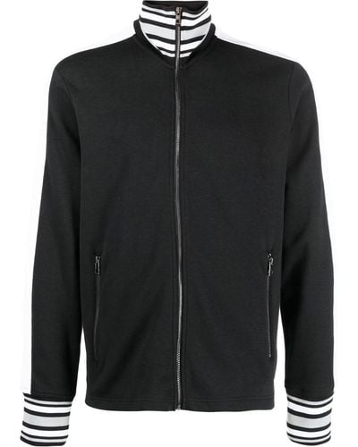 Michael Kors Funnel-neck Zip-up Sweatshirt - Black
