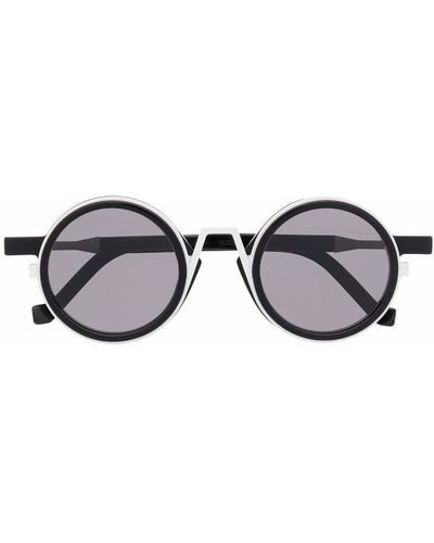 VAVA Eyewear Round Frame Sunglasses - Black