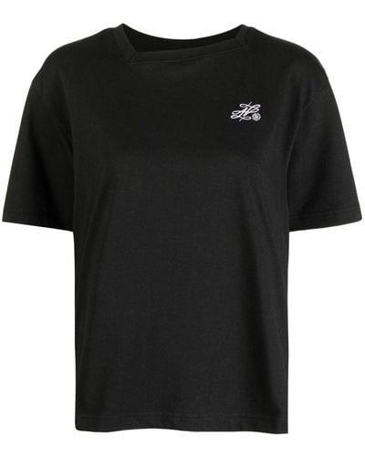 Adererror Logo-print Short-sleeve T-shirt - Black