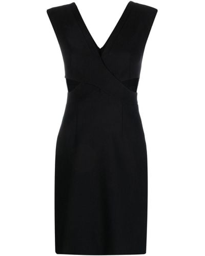 Genny Cut-out Detail Short Dress - Black
