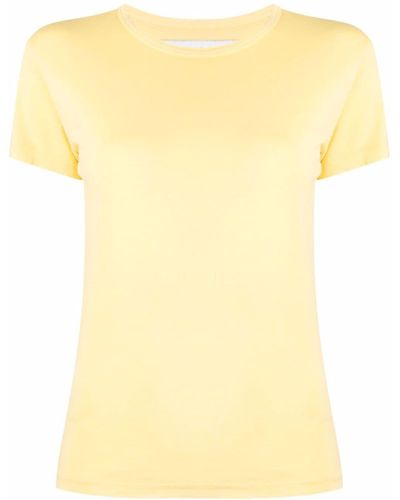 Officine Generale T-shirt girocollo - Giallo