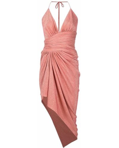 Alexandre Vauthier Rose Pink Halterneck Dress