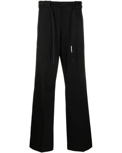 Marni Straight-leg Drawstring Pants - Black