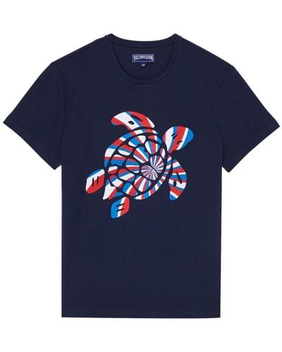 Vilebrequin プリント Tシャツ - ブルー