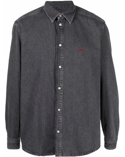 DIESEL D-simply Button-up Shirt - Grey