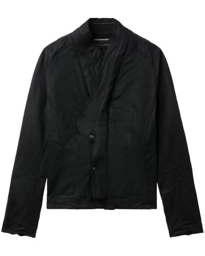 Julius Panelled Cotton-blend Jacket - Black
