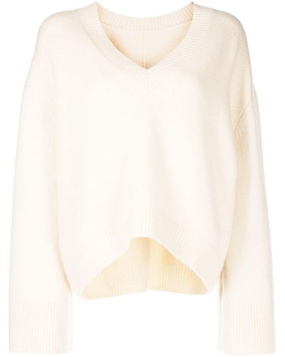 Galvan London Maia Cashmere Sweater - White