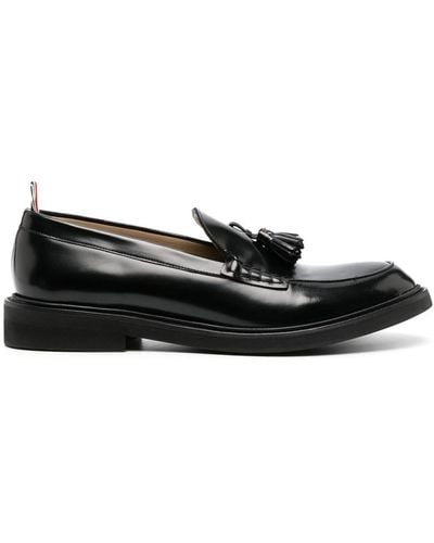 Thom Browne Tassel Leather Loafers - Black