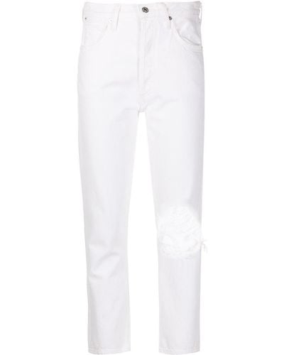 Citizens of Humanity Charlotte Straight-leg Jeans - White