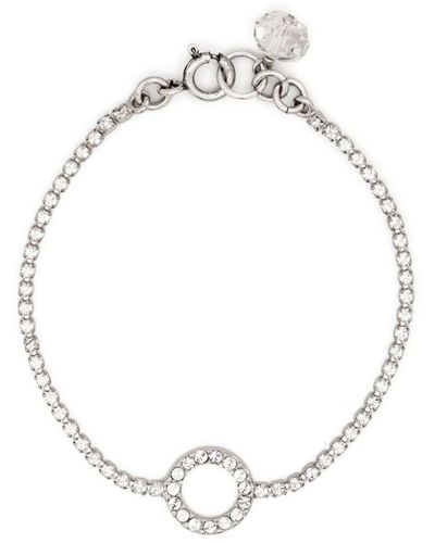 Isabel Marant Disco Ring Embellished Bracelet - White