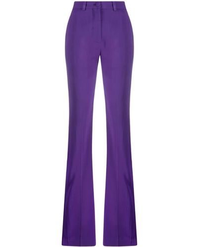 Philipp Plein Cady Tailored Trousers - Purple