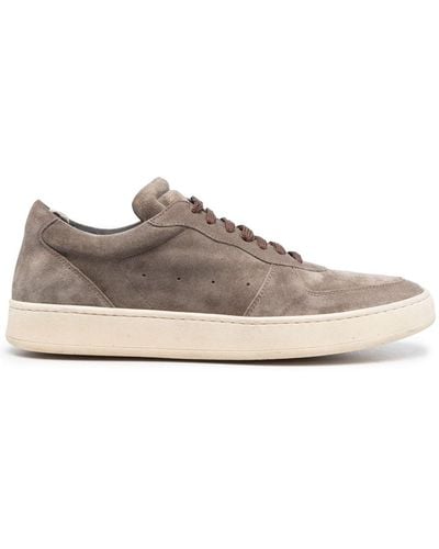 Officine Creative Low-top Leather Trainers - Brown