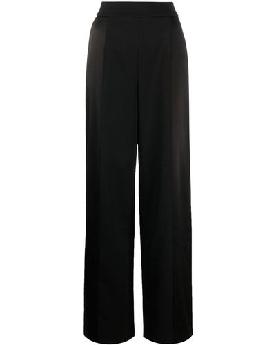 Lanvin Tuxedo Straight-leg Trousers - Black