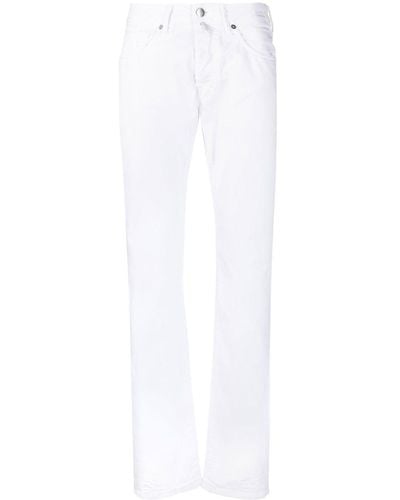 Incotex Pantalon à coupe slim - Blanc