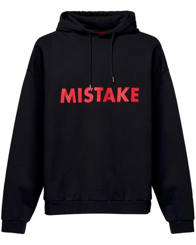 A BETTER MISTAKE Rave Organic-cotton Hoodie - Blue