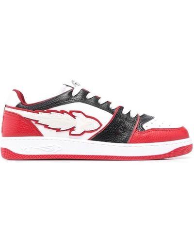 ENTERPRISE JAPAN Rocket Colour-block Sneakers - Red