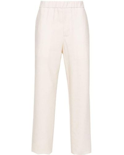 Lardini Pantalones holgados con textura flameada - Neutro