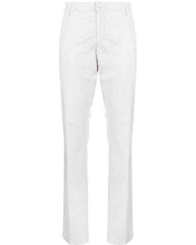 Dondup Straight-leg Chino Pants - White