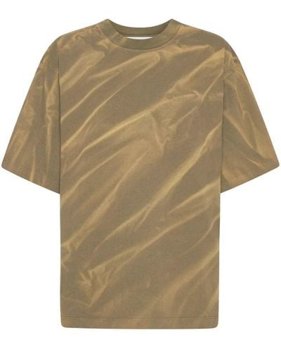 Dion Lee T-shirt Sunfade à imprimé abstrait - Neutre